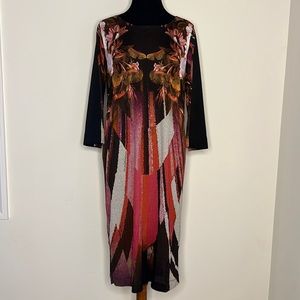 CAVALLI CLASS WOMEN'S DRESS Made in Italy Size 12